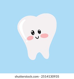 kawaii teeth, medicine tablets, wound plasters  character