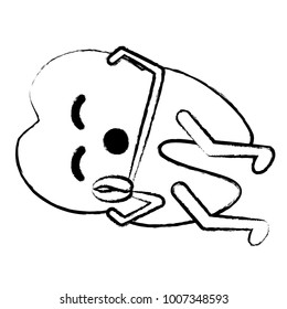 kawaii tooth icon image