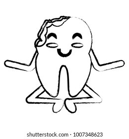 kawaii tooth icon image