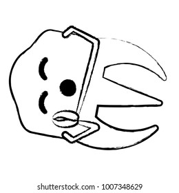kawaii tooth icon image