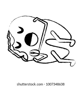 kawaii tooth icon image