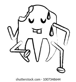 kawaii tooth icon image
