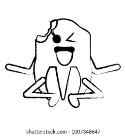 kawaii tooth icon image