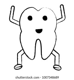 kawaii tooth icon image