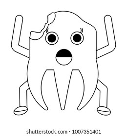 kawaii tooth icon image