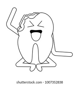 kawaii tooth icon image