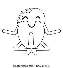 kawaii tooth icon image