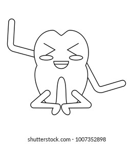 kawaii tooth icon image