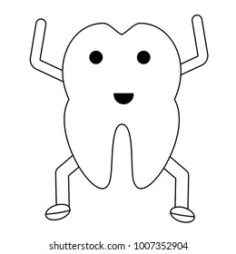 kawaii tooth icon image