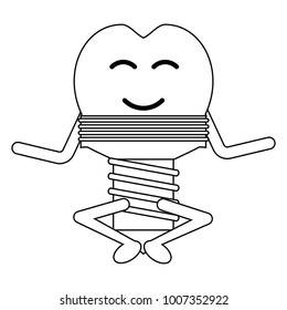 kawaii tooth icon image