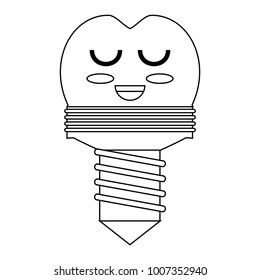 kawaii tooth icon image