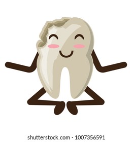 kawaii tooth icon image