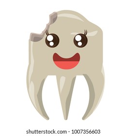 kawaii tooth icon image