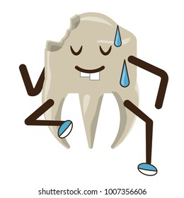 kawaii tooth icon image