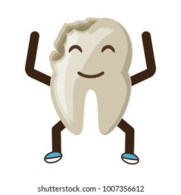 kawaii tooth icon image