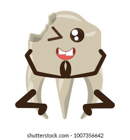 kawaii tooth icon image
