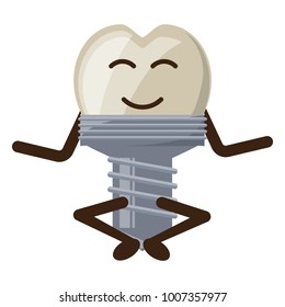kawaii tooth icon image