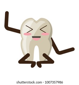 kawaii tooth icon image