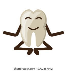 kawaii tooth icon image