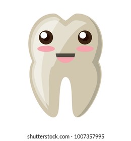 kawaii tooth icon image