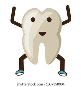 kawaii tooth icon image