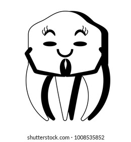 kawaii tooth icon image