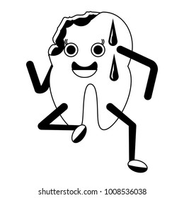 kawaii tooth icon image