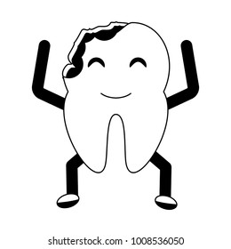 kawaii tooth icon image