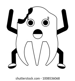 kawaii tooth icon image