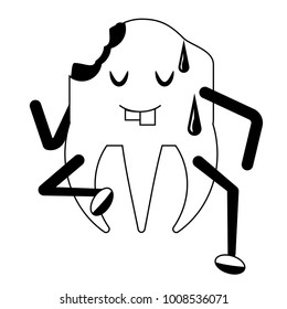 kawaii tooth icon image