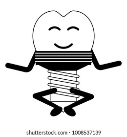 kawaii tooth icon image