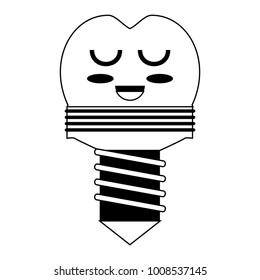 kawaii tooth icon image