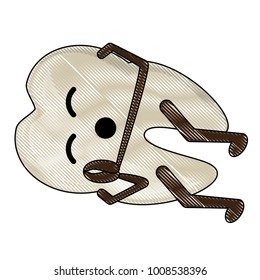 kawaii tooth icon image