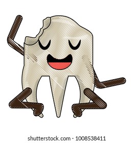 kawaii tooth icon image