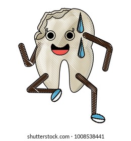 kawaii tooth icon image