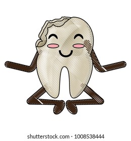 kawaii tooth icon image