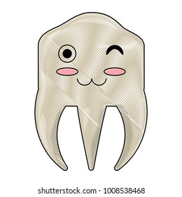 kawaii tooth icon image