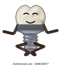kawaii tooth icon image