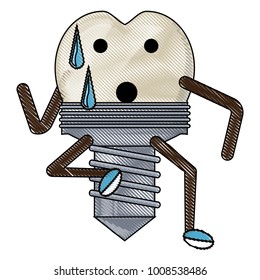 kawaii tooth icon image