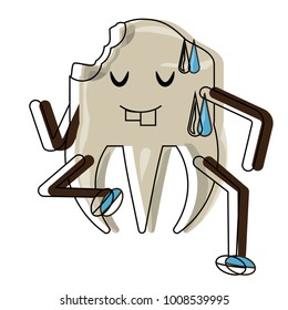 kawaii tooth icon image
