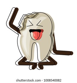 kawaii tooth icon image