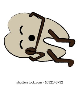 kawaii tooth icon image