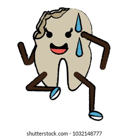 kawaii tooth icon image