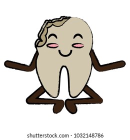 kawaii tooth icon image