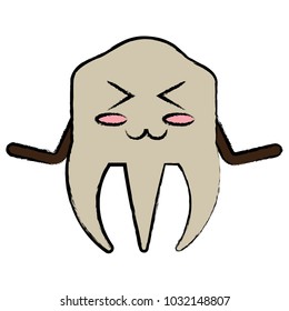 kawaii tooth icon image