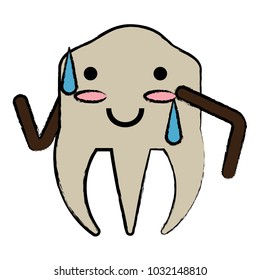 kawaii tooth icon image