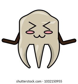 kawaii tooth icon image