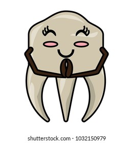kawaii tooth icon image