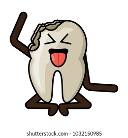 kawaii tooth icon image