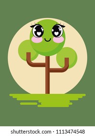 kawaii tree  icon